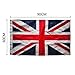 Union Jack flag British Flag 2x3FT -(60x90cm) Sewn Stripes 210D Heavy Duty Polyester Outdoors Indoors United Kingdom flag uk Flags Brass Grommets