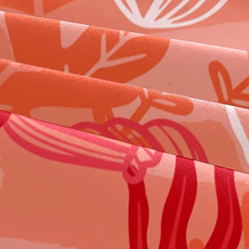 Housse de couette conque rouge avec 2 taies d'oreiller douces - 6
