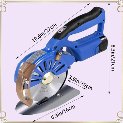 Taglierina elettrica a Batteria a 5 velocità della Lama rotativa 16.8V del Design Senza Fili Ricaricabile Automatica Sharpener di Taglio Leggero in Pelle di Cotone di Lana di Cucitura Tessile