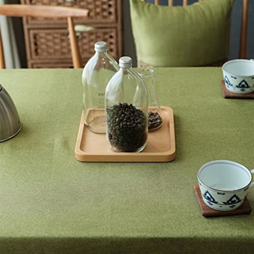 Nappe en lin rectangulaire lavable et durable pour protéger la table de cuisine