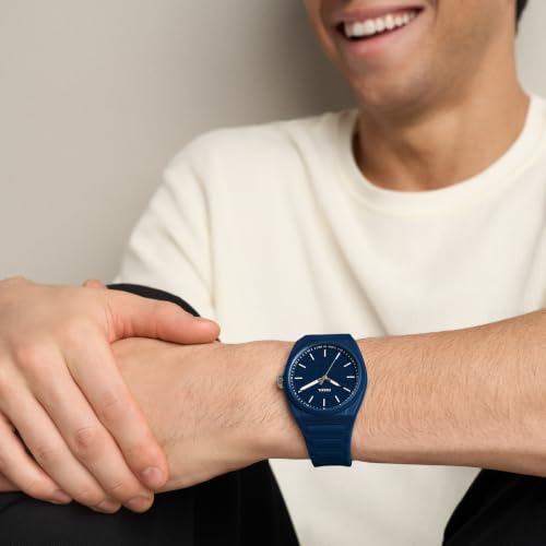Image of Fossil Men's Everett Quartz Stainless Steel Watch, Three-Hand Watch for Men