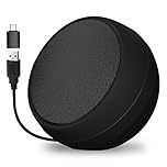 ZETIY Computer Speaker, USB Speakers for PC Mini Portable Stereo Desktop Speakers Multimedia Stereo Speaker for Laptop Office Notebook - Plug and Play - Black