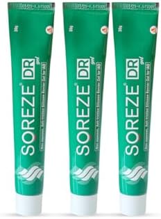Soreze Diaper Rash Gel | Treatment and Prevention of Baby and Adult Diaper Rashes | Dermatologically Tested | Pack of 3-90gm (30gm Each)