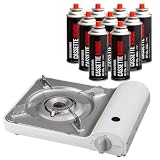 【セット買い】アイリスオーヤマ カセットコンロ オフホワイト IGC-E1-W カセットボンベ 250g×3本入×3組