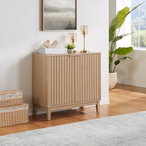 Mid-Century 2-Door Storage Cabinet, Stylish Shoe Rack for Entryway & Living Room, Modern Furniture Organizer for Shoes & Essentials, Space-Saving Design