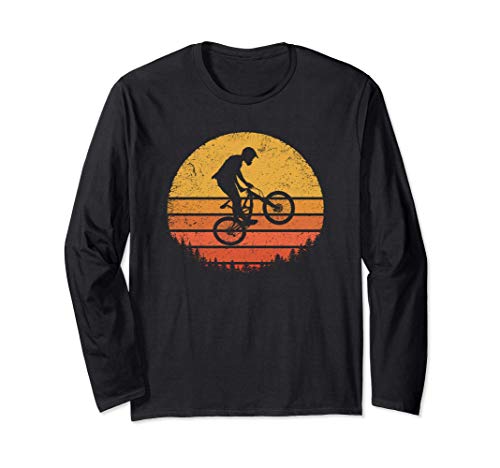 Mountain Biking Retro MTB Gift Enduro Vintage Downhill Bike Maglia a Manica