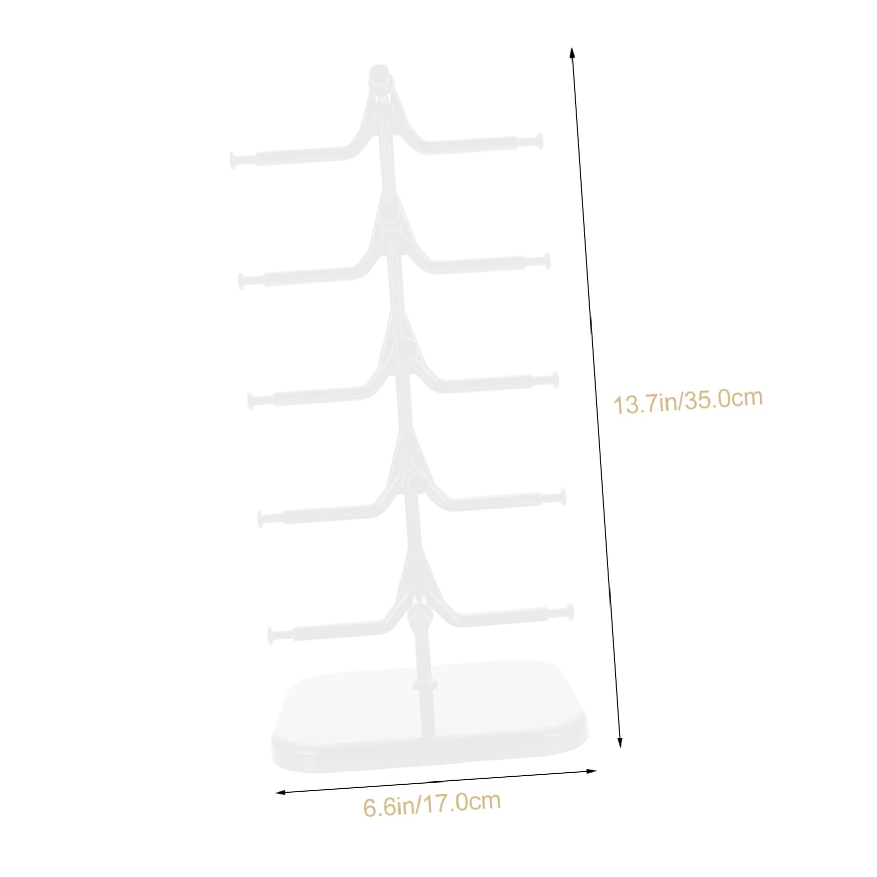 Ciieeo Commercial Showcase Glasses Stand Plastic Eyeglasses Holder Rotating Sunglasses Organizer for