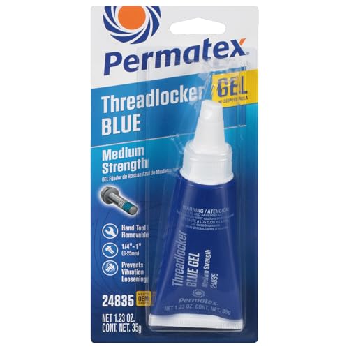 Image of Permatex 24835 Medium Strength Threadlocker Blue Gel, 35 g