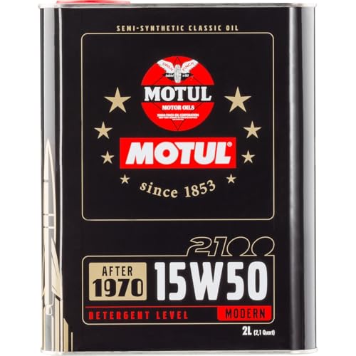 Aceite Motor Motul 2100 Classic 15W50 2 litros miniatura 1