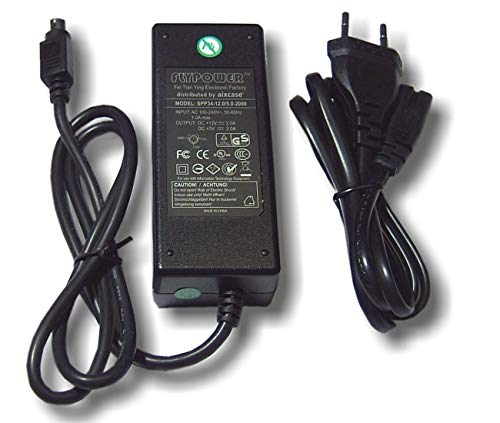 aixcase AIX-PS34-6PIN Power Supply 5V/12V, 34W, for Aixcase USB Case 3.5 Inches / 5.25 Inches