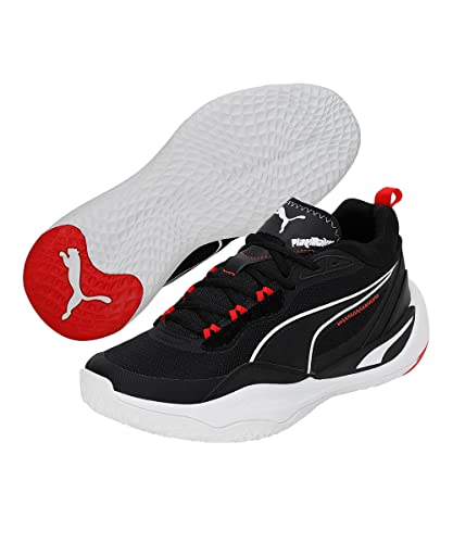 Image of Puma Playmaker Textile Mid Boot Lace Up Mens Casual Shoes
