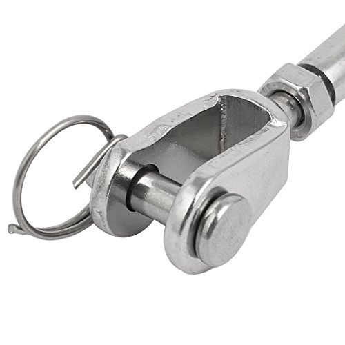Aexit M5 304 Transmission Stainless Steel Rigging Screw Closed Body Jaw and Jaw Turnbuckle miniatura 2