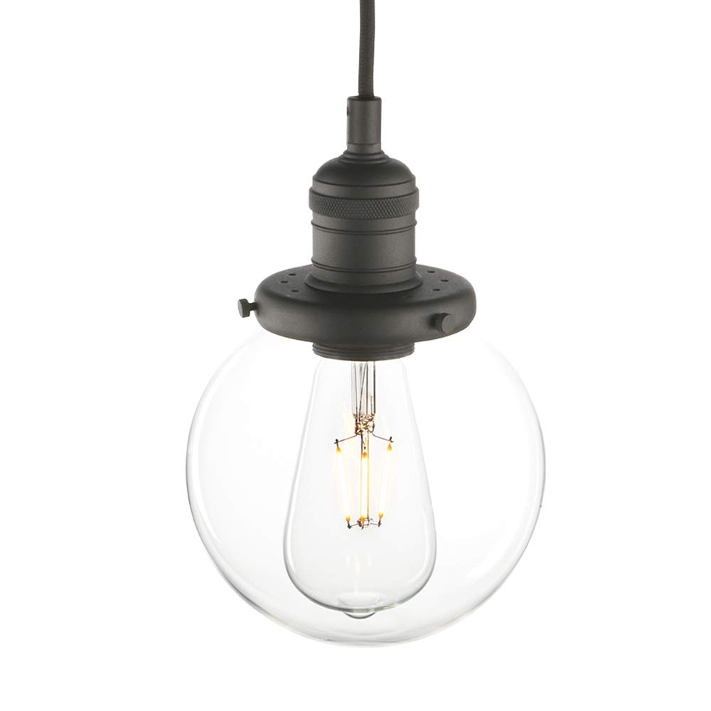 Lot De 3 Suspension Luminaire Industrielle Noir Lustre Abat-jour Metal Lampe De Plafond