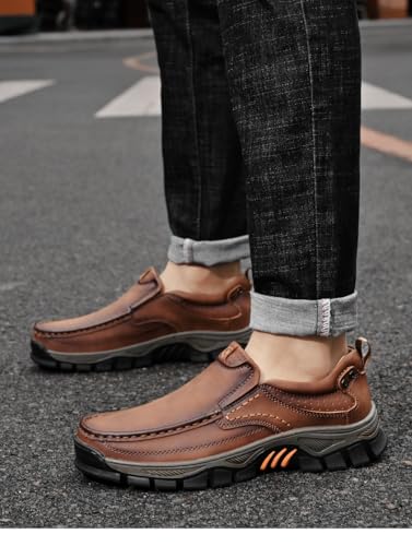 Enjerr Orthopedic Balance Shoes Men for Balance, Slip-On Outdoor