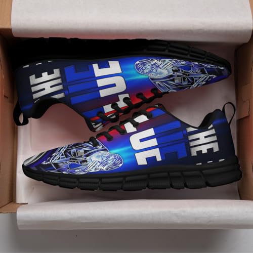 Police Law Enforcement Back The Blue Shoes Men Women Running Walking Shoes Fashion Sneakers3