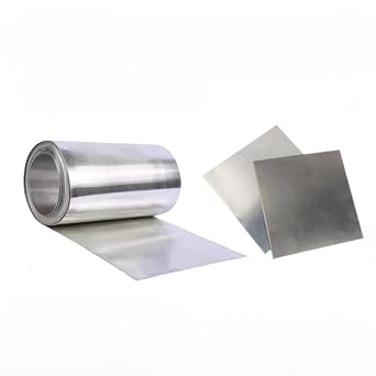 1pcs 99.99% High-Purity Pure Tin Sn Metal Sheet Plate 1.0mm x 150mm x 150mm, 1pcs