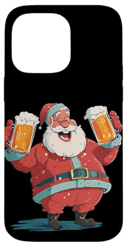 �����T���^�N���[�X�R�X�`���[�� �r�[����N���X�}�X���D�Ƃ� �X�}�z�P�[�X iPhone 14 Pro Max �p