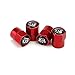 EVPRO Tire Valve Stem Caps 4 Pack Red Fit for (KI A) Accessories