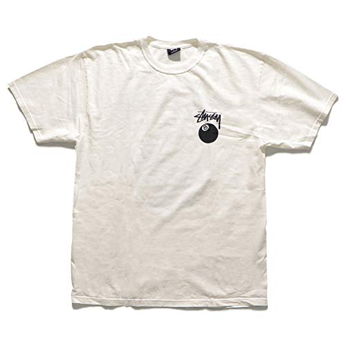 [ステューシー] 1904519 8 BALL PIG.DYED TEE メンズ 半袖 Tシャツ ストック ロゴ トップス コットン (S, NATURAL) [並行輸入品]