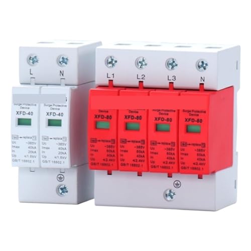 Parafoudre foudre basse tension protégeant votre maison en triphasé 380V 40KA de 1P à 4P