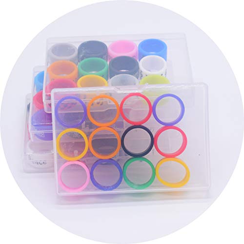 Rings Silicone Anti Slip Band - Lot de 12 Rings fabriqués - pour RBA RDA Tank Mécanique Mods - Diamètre 22*12mm (12pcs) silicone antidérapant pour atomiseur Rabba RDA - Image 7