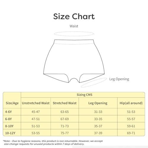 Image of superbottoms Girl Boyshorts | Supersoft Underwear for Girls | 3X Softer Underwear for Kids | Premium Panties for Girls | Super Stretchy, Breathable, Gentle Elastics, No Scratchy Tags, AZO-Free Dyes