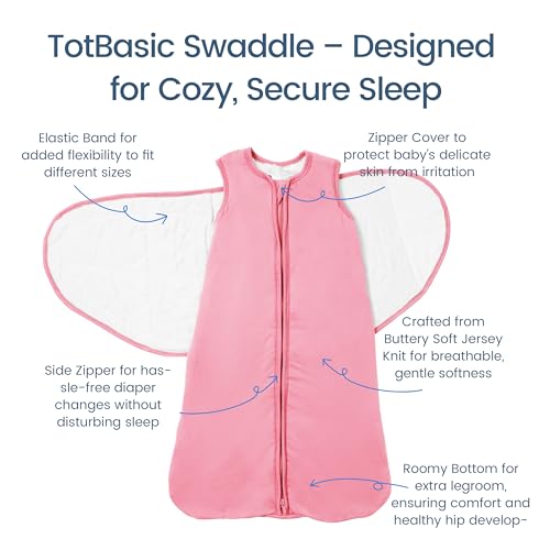 Image of Newborns Swaddle Sleep Sack 0-3 Months, 1.0 TOG Baby Blanket for Newborns, Soft Sleeping Bag for Infants