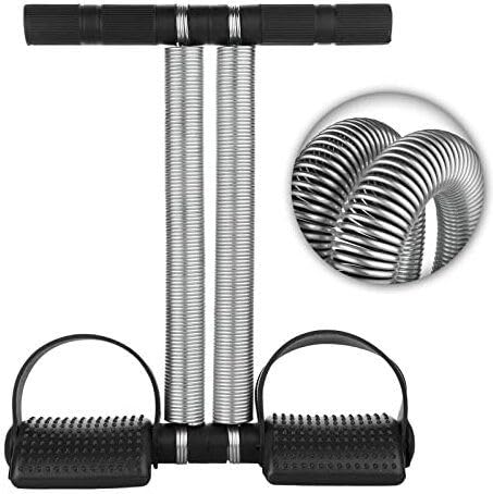 Dinetic Steel Double Spring Tummy Trimmer Black Ab Exerciser (Black)-picture-24