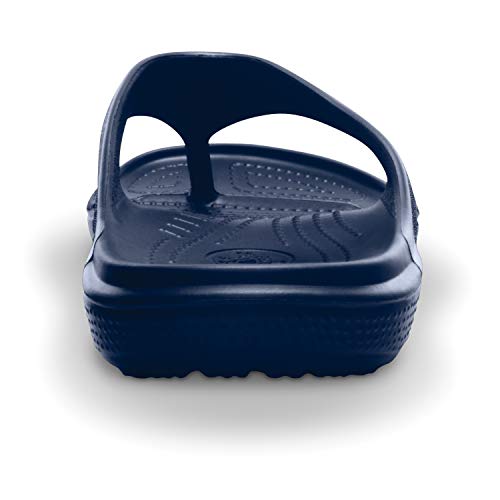 Image of crocs Unisex Baya Navy Flip Flops Thong Sandals - M9W11