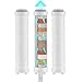 Filtro Per Soffione Doccia Nafall - Set di 3 - Filtro In Cotone Pp Filtrante Per Soffione Doccia A Sfere Minerali, Addolcisce L'Acqua Dura, Filtra I Metalli Pesanti, Rimuove Il Cloro, Ecc immagine
