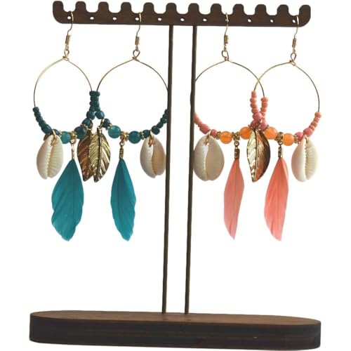 Boucles d'oreilles plumes légères pour sublimer un visage avec un style ethnique - 2
