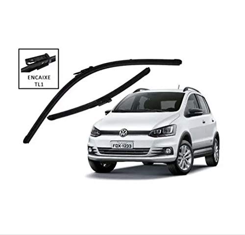 Par Palheta Limpador de Parabrisa Fox Crossfox Spacefox 2013 à 2019