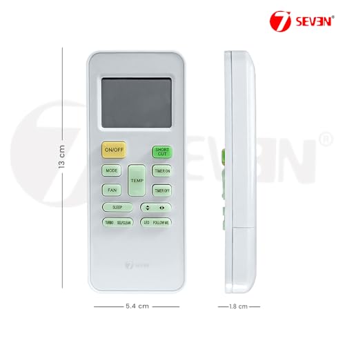 Image of 7SEVEN Compatible for Blue Star AC Remote Original 142 Model Suitable 1 1.5 2 Ton Split and Window Air Conditioner