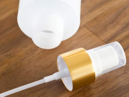 Flacons souples anti-gaspillage à pompe dorée contre les fuites de lotion - 4