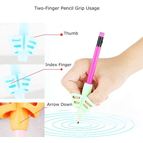 Aderência para lápis para crianças Aderência de lápis para escrita, para crianças, 6 estágios, ferra