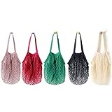 bolsa red Estudioso y lavable: utilizamos material duradero, costuras dobles y algodón de alta calidad, lo que hace que las bolsas reutilizables para verduras sean resistentes. Es fácil mantener las bolsas de algodón reutilizables para usarlas una y otra vez; simplemente lava las asas de la compra en agua fría, suaviza las arrugas y sécalas al aire – eso es una malla transpirable refinada.