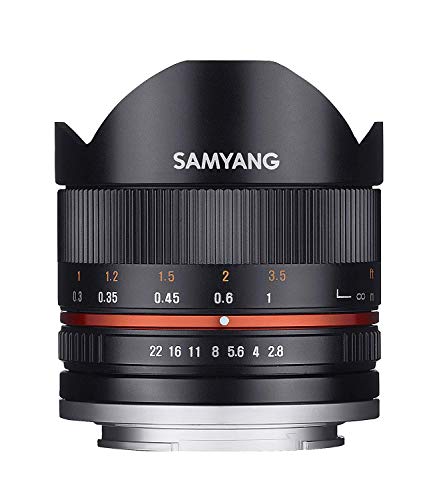 Samyang F2.8 Fisheye II UMC Fuji X Objectif 8 mm Noir