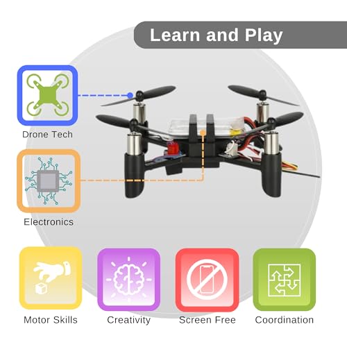 Image of MR. M.I.Y DIYRemote Control Drone Educational diy Kit | STEM Learning | Do It Yourself Project | Educational & Assembly Game for Kids 6 to 18