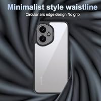 Fhyeugfy Case für Honor 400 hülle mit Schutzfolie für Panzerglas Displayschutzfolie, Flexibles Silikon + Transparentes PC Schutzhülle Handyhülle[Anti-Fingerabdruck] [Absturzsicherung] – Ansicht 8