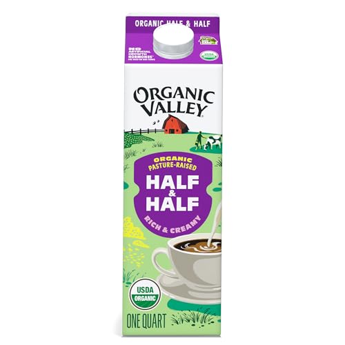 Organic Valley Ultra Pasteurized Organic half & half, 32 Fl Oz