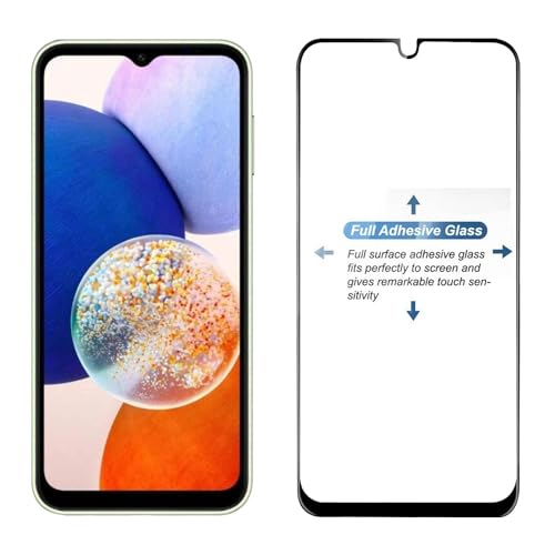 Image of DD SON Premium Tempered Glass Screen Protector Guard Compatible For Samsung Galaxy A15 / A24 / A25 / A15 5G / F15 / M15 (Ultrasonic Fingerprint Working) (6.9 Inch, Pack of 1) | Edge to Edge Coverage