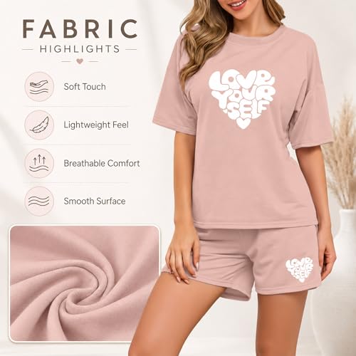 Image of SHODOX Womens Cotton Blend Printed Tshirt and Short Co-ords Set (Pack of 1)