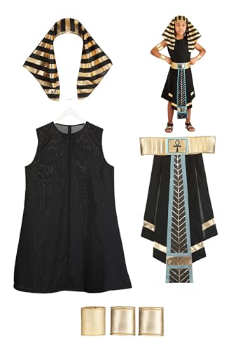 Disfraz Completo Faraón Oscuro para Niños Talla M
