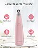 NEWDERMO 2-in-1 Microdermabrasion Machine for Facial, Diamond Microdermabrasion Device USB Rechargeable - Advanced Home Facial Treatment Machine (Pink) #3
