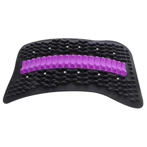 Étireur lombaire réglable noir et violet appareil de massage dos