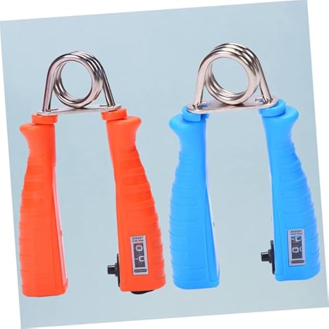 Happyyami 2Pcs Hand Gripper Strength Trainer with Handles Fitness Grip Exerciser for Arm and Wrist Workout for Gym and Daily Use Random Color