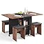 rustic brown and black