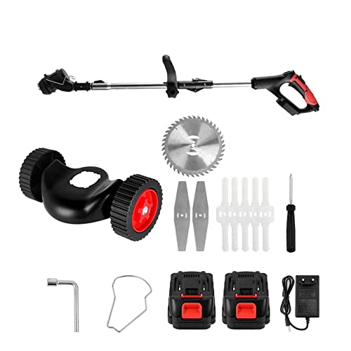 Cortadora de césped, cortacésped, cortasetos Recortadora de césped eléctrica inalámbrica de 21V, cortacésped de jardín, cortadora de longitud ajustable, máquina de jardín for herramienta eléctrica de