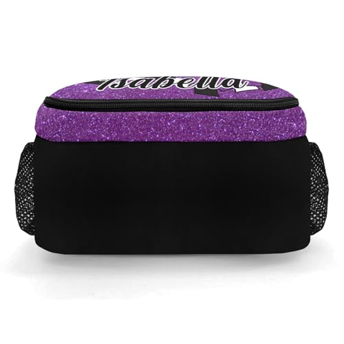 Purple Cheers Custom Cheer Bag Backpack for Cheerleader Personalized Cheerleading Backpack Bag, Cheer Coach Casual Travel Daypack4