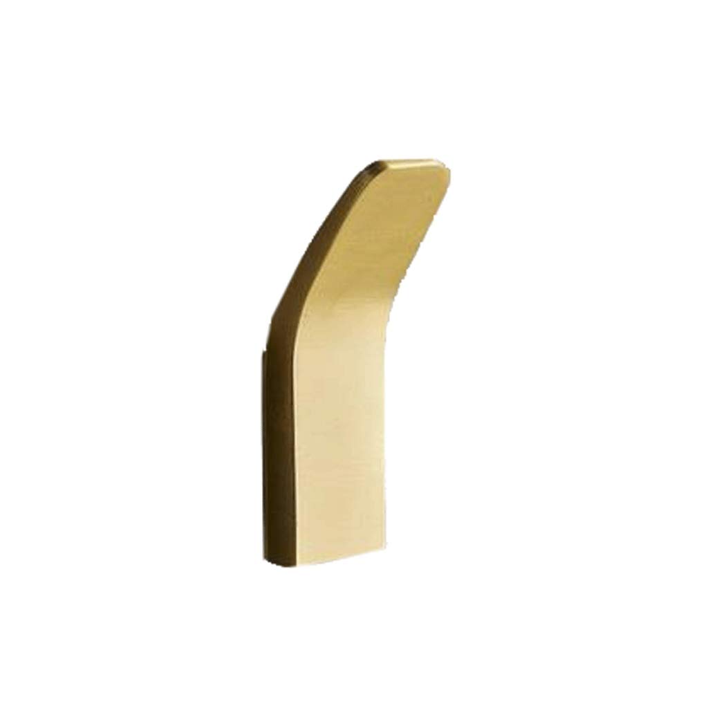 Patère armoire en cuivre et or brossé pour suspendre vêtements et serviettes